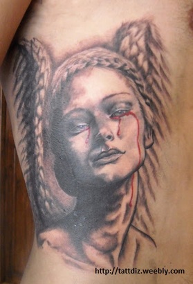Weeping Angel Tattoo Design Image1