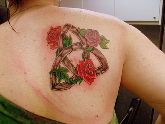 Celtic Rose Tattoo Design Picture
