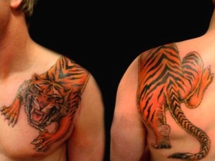 Tiger Tattoo Design for Guys Picture