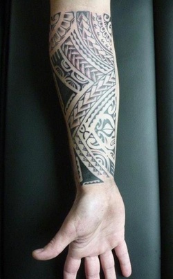 Hawaiian Tattoo Design for Forearm Picture