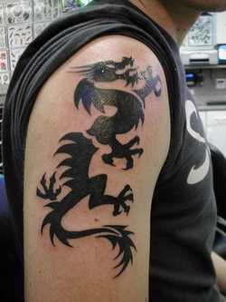 Dragon Arm Tattoo Design Picture