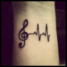Music Tattoo Designs for Wrist Picture