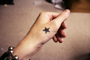Simple Star Tattoo Design Picture