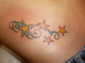 Cool Star Tattoo Design Picture