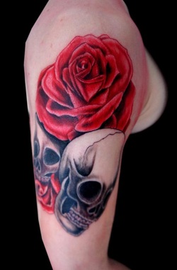 Rose Tattoo Design for Sleeve Picture