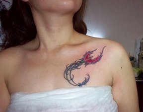 Small Phoenix Tattoo Design Picture