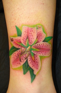 Lily Tattoo Design for Wrist Picture