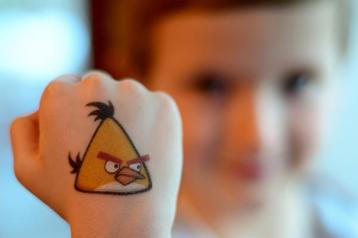 Angry Bird Tattoo Design