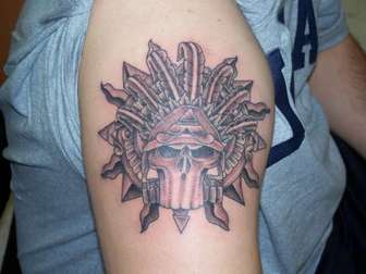 Aztec Tattoo Design for Men Picture
