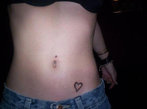 Small Tattoo Design for Women on Hip Picture