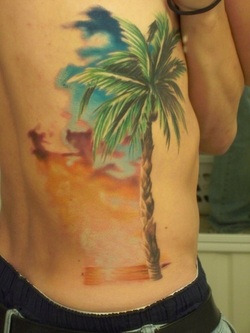 Palm Tree Tattoo Design Picture
