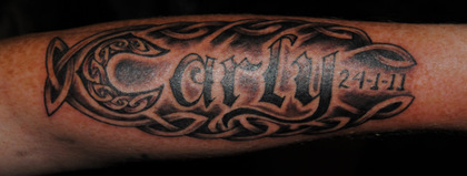 Celtic Name Tattoo Design Picture