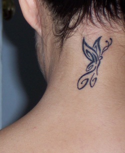 Simple Butterfly Tattoo Design Picture