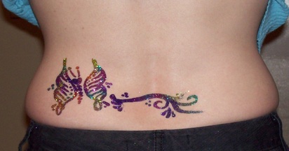 Lower Back Tattoo Design for Girls Picture