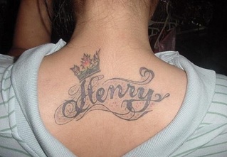 Name Tattoo Design for Women Picture