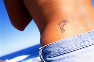 Small Dolphin Tattoo Design Picture