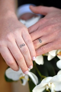 Wedding Ring Finger Tattoo Design Picture