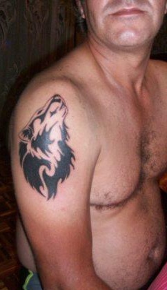 Lone Wolf Tattoo Design Picture