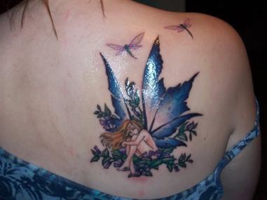 Butterfly Fairy Tattoo Design Picture