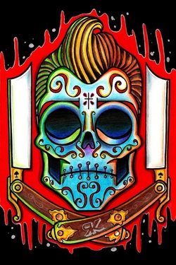 Mexican Skull Tattoo Design Picture