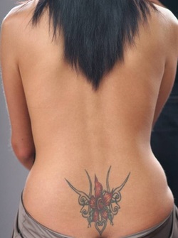 Lower Back Tattoo Design for Girls Picture