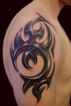 3D Tribal Tattoo Design Picture