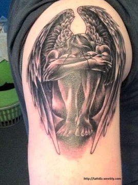 Weeping Angel Tattoo Design Picture 1