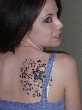 Shooting Star Tattoo Design Picture