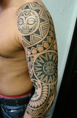 Polynesian Tattoo Design for Arm Picture