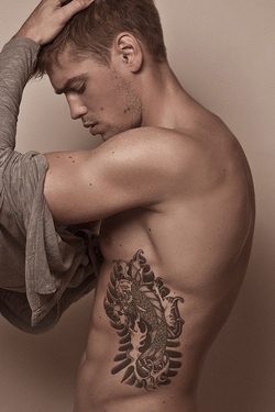 Rib Tattoo Design for Men Picture