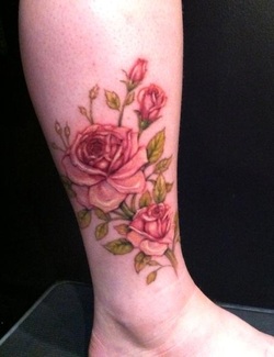 Vintage Rose Tattoo Design Picture