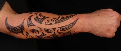 Maori Forearm Tattoo Design Picture