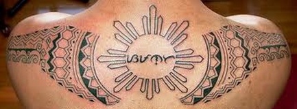 Filipino Tribal Sun Tattoo Design Picture