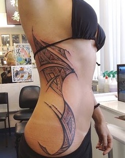 Samoan Tattoo Design for Girls Picture