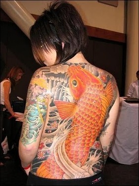 Chinese Koi Fish Tattoo Design Picture