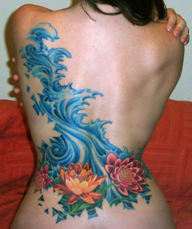 Japanese Water Tattoo Design Picture