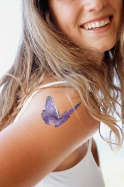 Small Butterfly Tattoo Design Picture