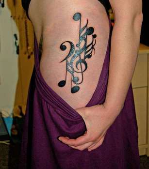 Music Symbol Tattoo Design Picture