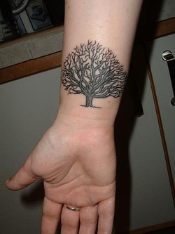 Oak Tree Tattoo Design Picture