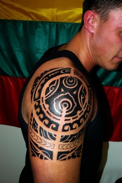 Samoan Tattoo Design for Shoulder Picture