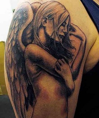 Weeping Angel Tattoo Design Image 6