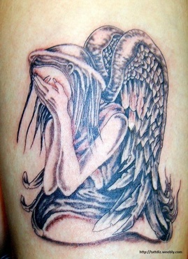 Weeping Angel Tattoo Design Picture 2