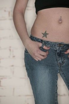 Small Stomach Tattoo Design Picture