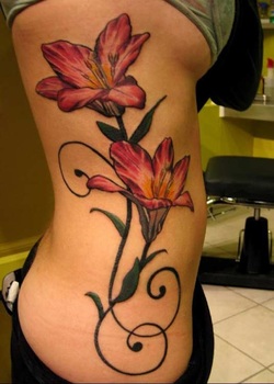 Lily Tattoo Design for Women Picture