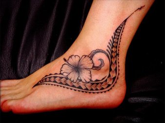 Samoan Tattoo Design for Ankle Picture