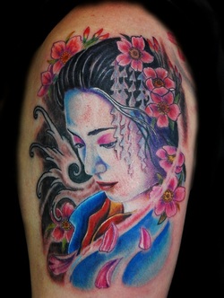 Japanese Tattoo Design for Girls Picture