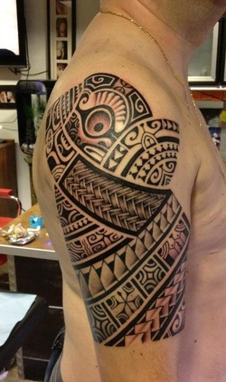 Samoan Arm Tattoo Design Picture