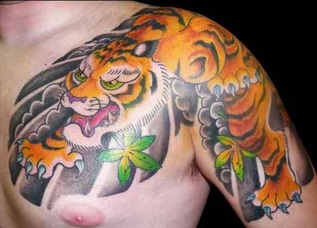 Asian Tiger Tattoo Design Picture