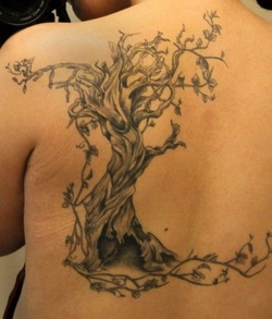 Dead Tree Tattoo Design Picture