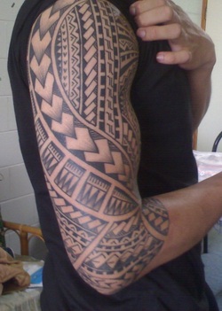 Traditional Samoan Tattoo Design Picture